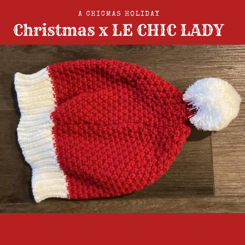Luxury Handmade Knit Santa Claus Hat