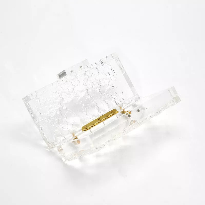 Rectangular Retro Transparent Handbag