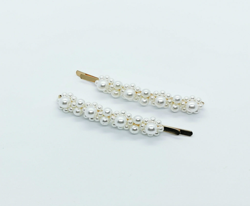 LE CHIC LADY CHIC Pearly Hair Clip | Set of 2 Hair Accessory