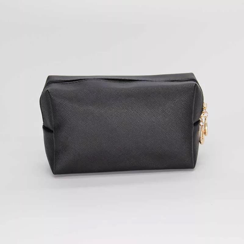 LE CHIC LADY Cosmetic Pouch Bag- Black Cosmetic Bag