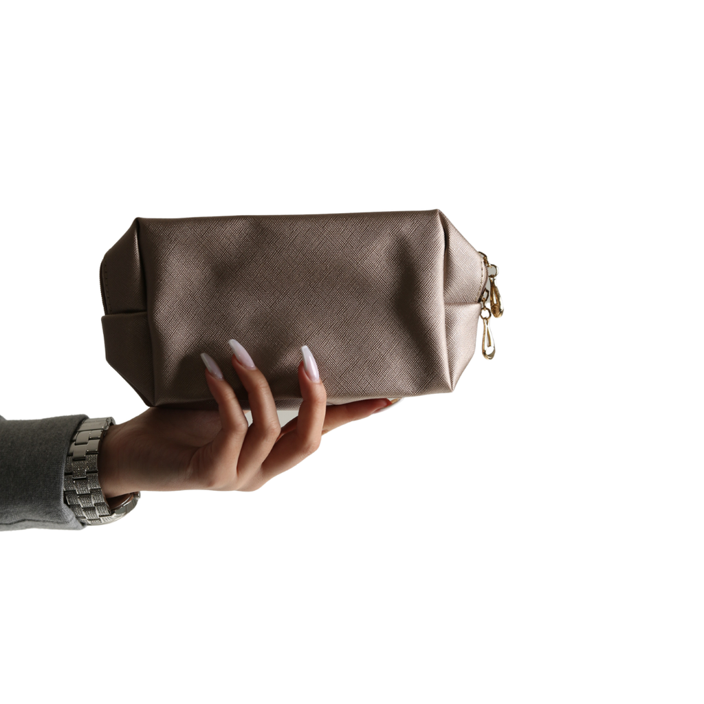LE CHIC LADY Cosmetic Pouch Bag- Black Cosmetic Bag