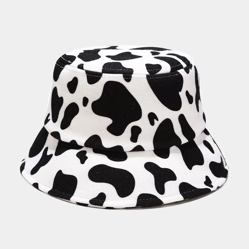 LE CHIC LADY Cow Print Bucket Hat Hat