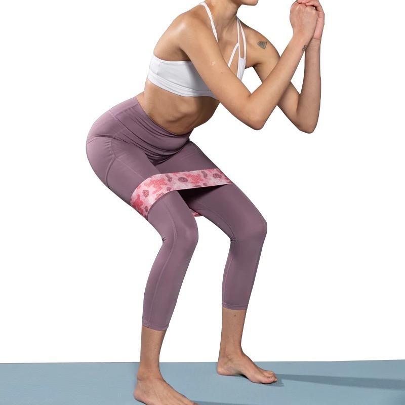 LE CHIC LADY Gray Camo Resistance band Fitness Accessory