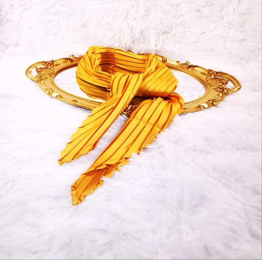 LE CHIC LADY LE CHIC Yellow mustard Scarf Handbag