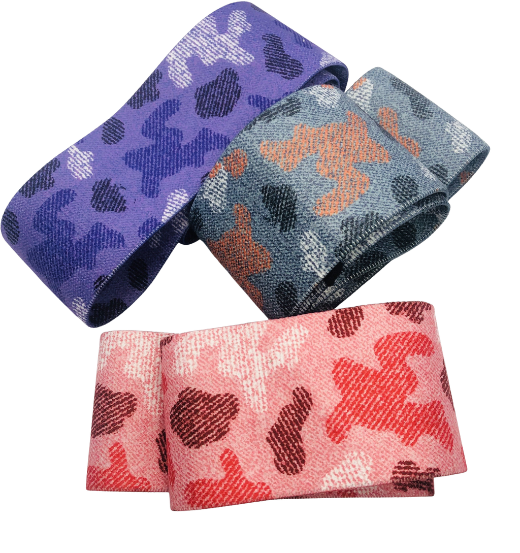 LE CHIC LADY Pink Camo Resistance band Fitness Accessory
