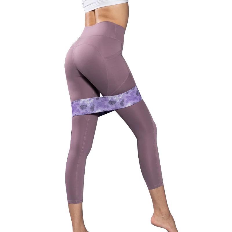 LE CHIC LADY Purple Camo Resistance band Fitness Accessory
