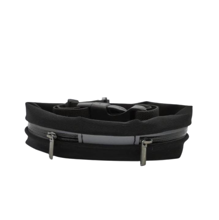 LE CHIC LADY Running Belt Waist Pack- Black and Gray Fitness Accessory