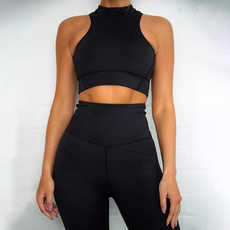 LE CHIC LADY The "Anna" Black Set Athleisure Wear