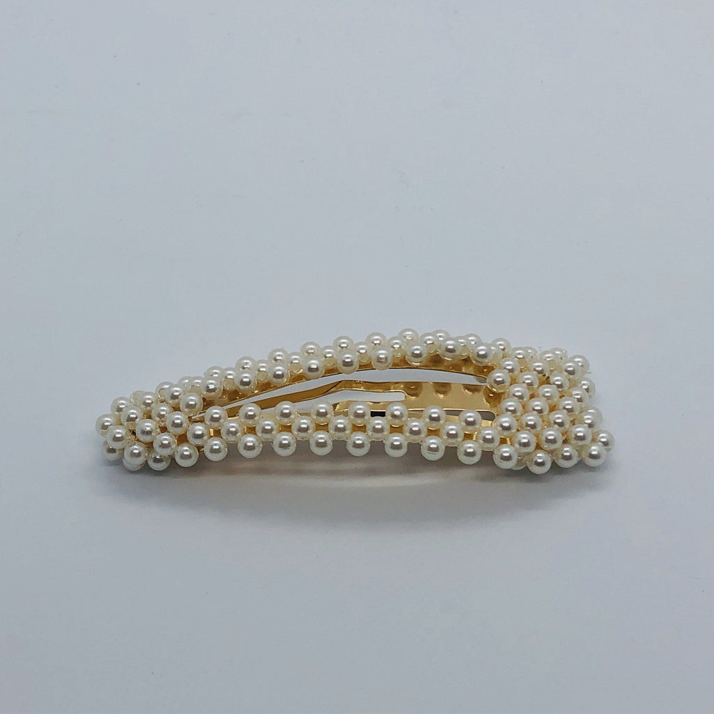LE CHIC LADY Triangle Pearly Hair Clip | Set of 2 Hair Accessory